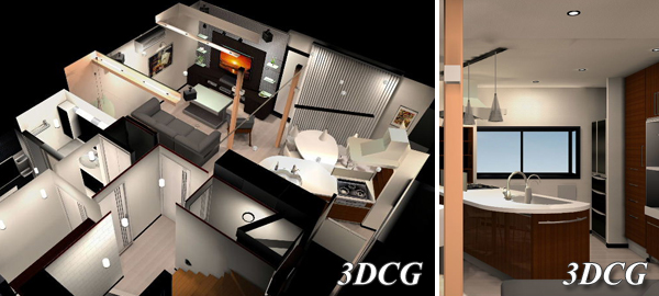 ご提案は3DCG完成予想図を使いながら進めていきました