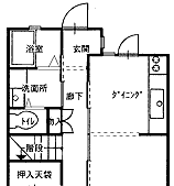 リフォーム前　間取り図