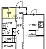 リフォーム前　間取り図